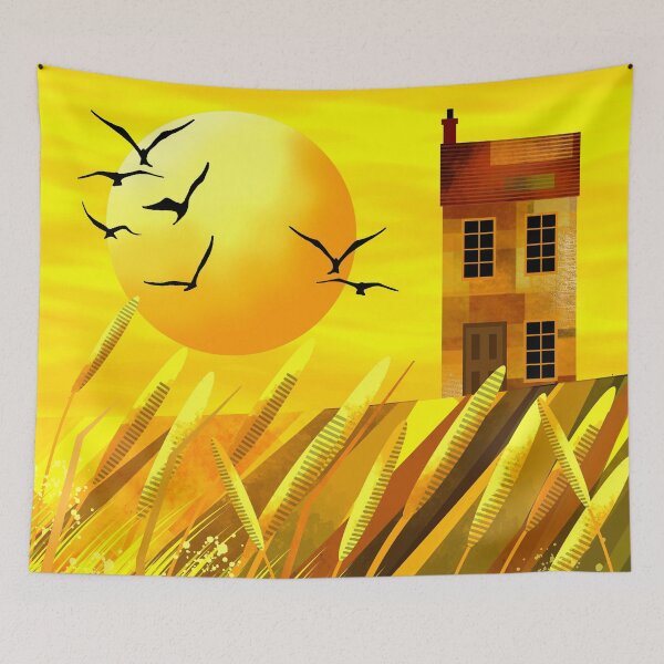 Item preview, House in a Sunny Field designed and sold by Andrew Hitchen.
