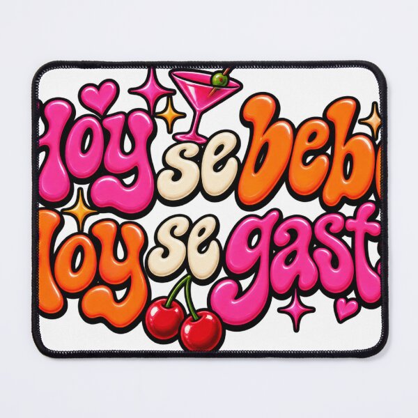 Item preview, Hoy Se Bebe Hoy Se Gasta Retro Groovy Reggaeton Typography designed and sold by cezzarie.