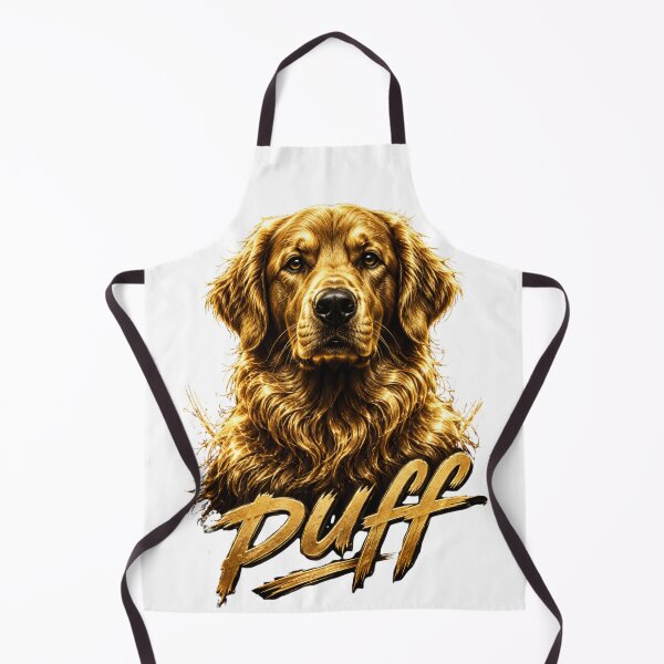 Item preview, Golden Retriever Puff Dog Portrait designed and sold by LC&LCPlatform.