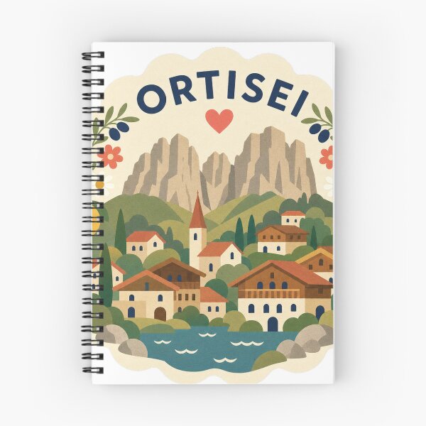 Item preview, Ortisei Italy Travel Souvenir Modern Folk Art designed and sold by VisualArtsOasis.