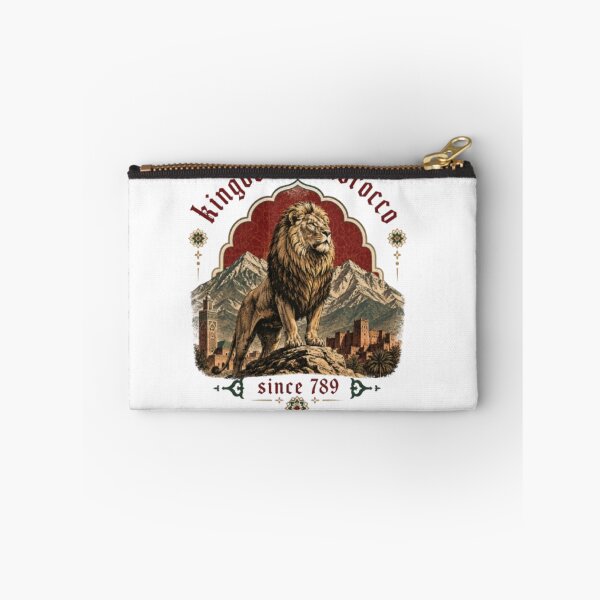 Item preview, Vintage Atlas Lion Kingdom of Morocco Since 789 Moroccan Architecture designed and sold by Bybushralab.