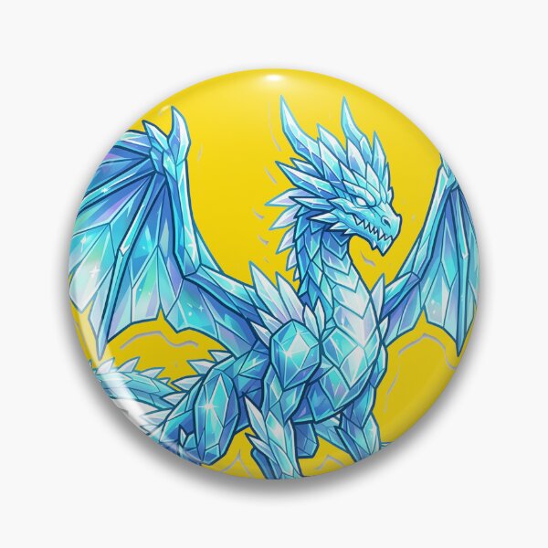 Item preview, Magical Turquoise Crystal Dragon Fantasy Sticker designed and sold by Freestyle Prints.