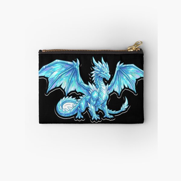 Item preview, Magical Turquoise Crystal Dragon Fantasy Sticker designed and sold by Freestyle Prints.