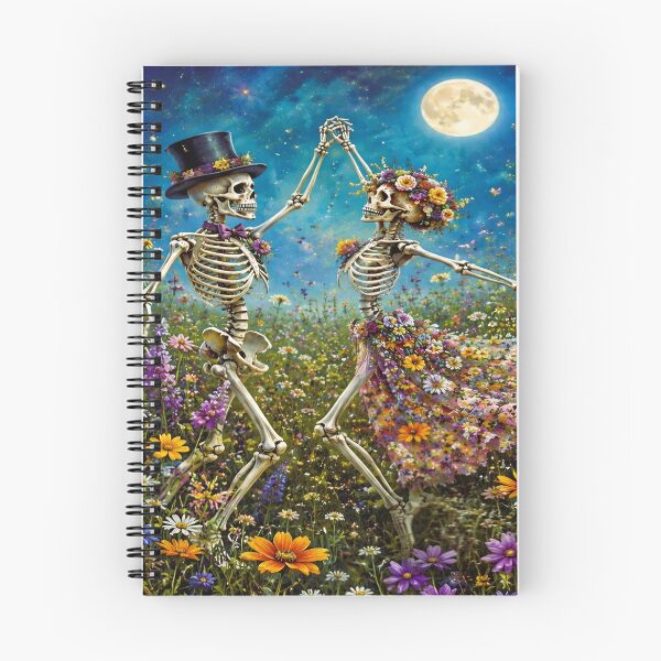 Item preview, Night Dancing Skeletons designed and sold by CyndiEpps.