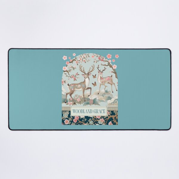 Item preview, Woodland Grace Floral Deer Cherry Blossom Art designed and sold by Sachie's Studio.