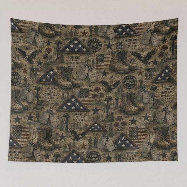 Item preview, Vintage Veteran Tribute designed and sold by Military Insignia Products.