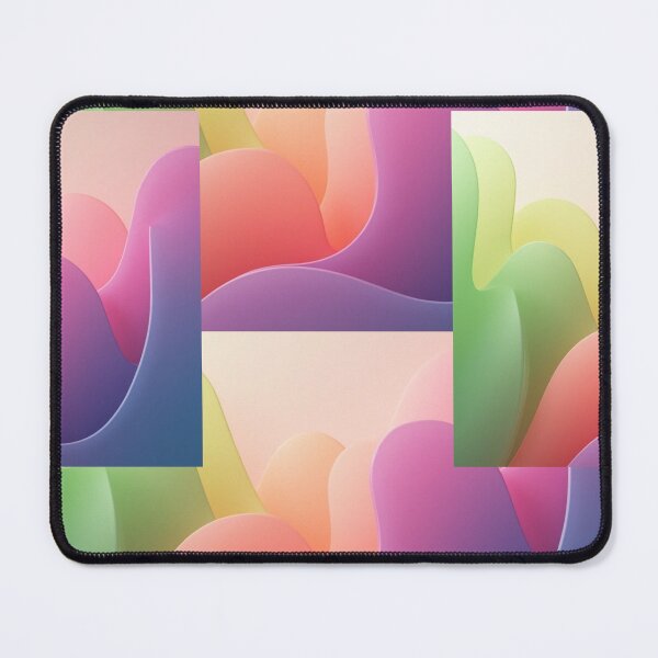 Item preview, Pastel and Vibrant Abstract Wave Gradient Art designed and sold by NikBrin Prevail .