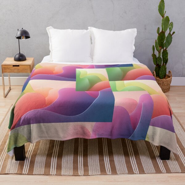 Item preview, Pastel and Vibrant Abstract Wave Gradient Art designed and sold by NikBrin Prevail .