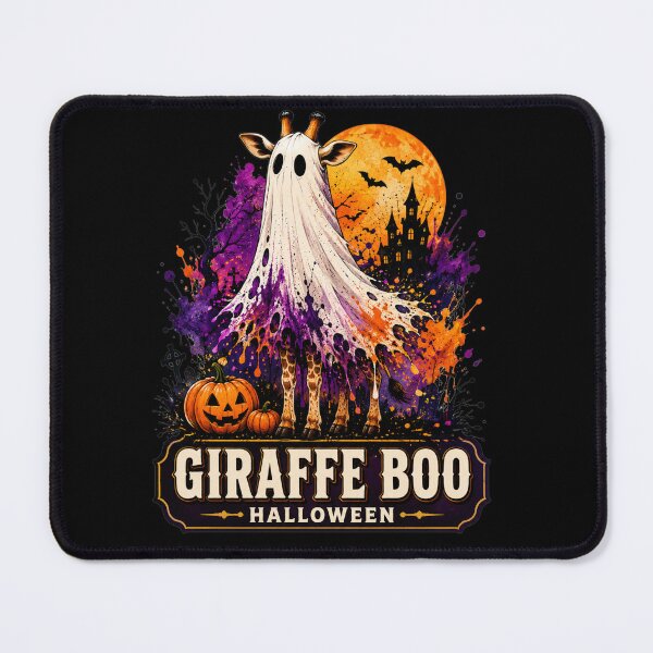 Item preview, Giraffe Boo Halloween Ghost Sheet Costume Painterly Art Gift for Giraffe Lovers designed and sold by Nightarel.