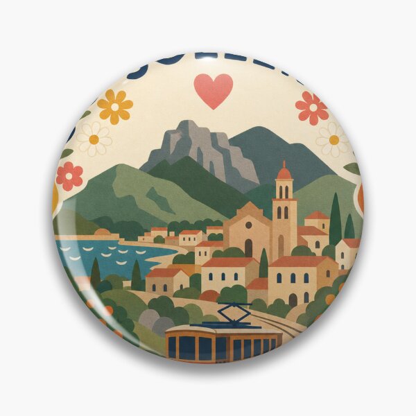 Item preview, Soller Spain Travel Souvenir Modern Folk Art designed and sold by VisualArtsOasis.