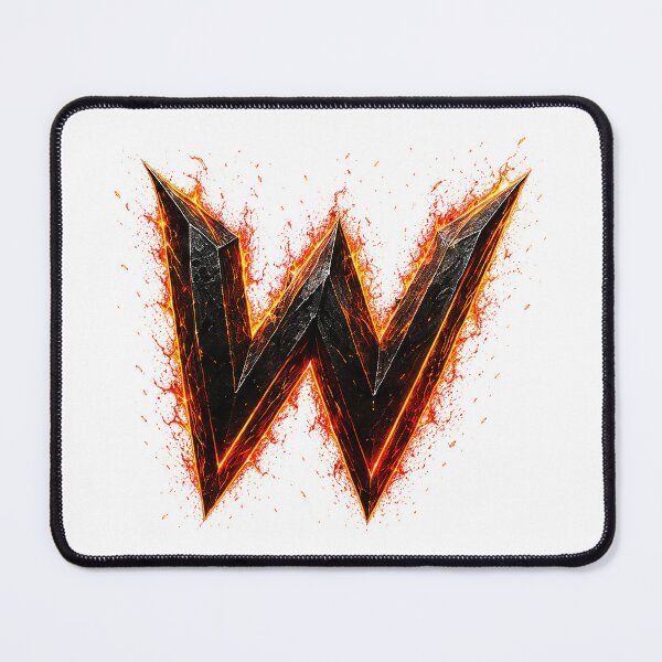 Item preview, InfernoEdge Forge Letter W designed and sold by BlissBlvdShop.