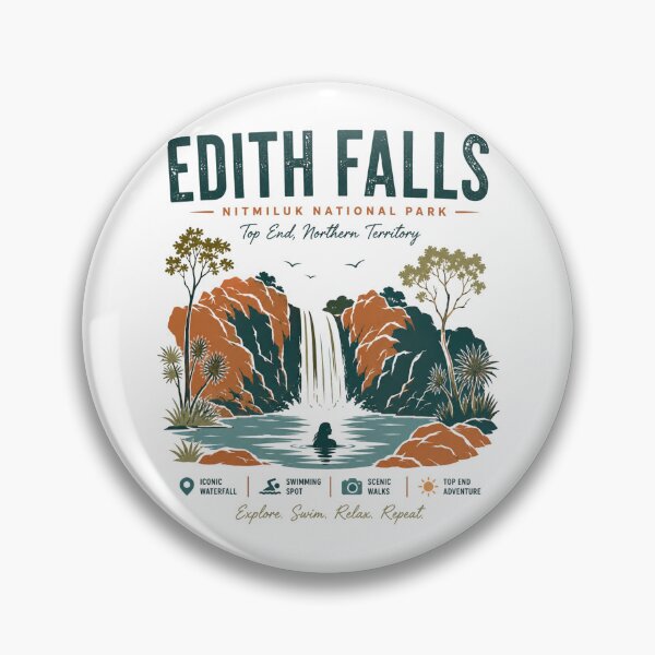 Item preview, Edith Falls Nitmiluk National Park Top End Northern Territory Waterfall designed and sold by Yellowriversss.