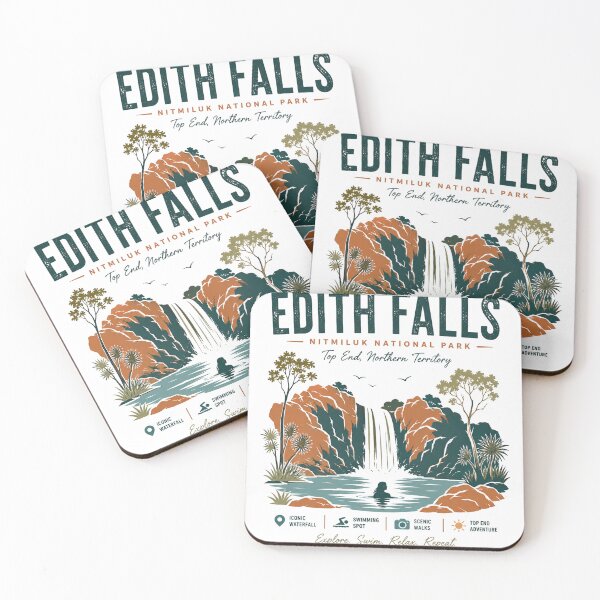 Item preview, Edith Falls Nitmiluk National Park Top End Northern Territory Waterfall designed and sold by Yellowriversss.