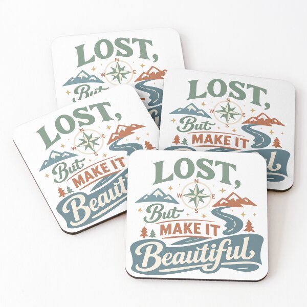 Item preview, Lost But Make It Beautiful Funny Gift for Campers, Hikers & Students designed and sold by stylishdzign.