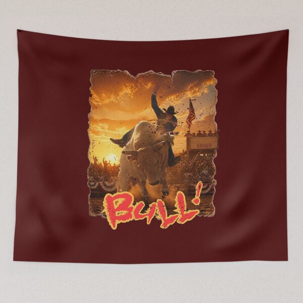 Item preview, BULL RIDER  vintage designed and sold by joztees.
