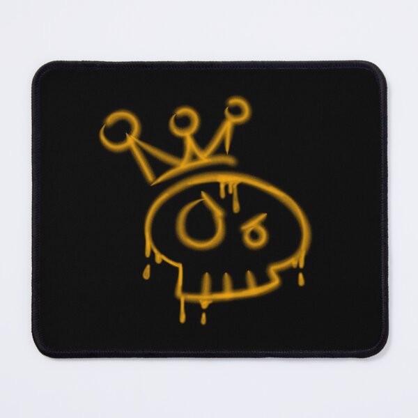 Item preview, Y2k graffiti skull with crown designed and sold by YaroshMaria.