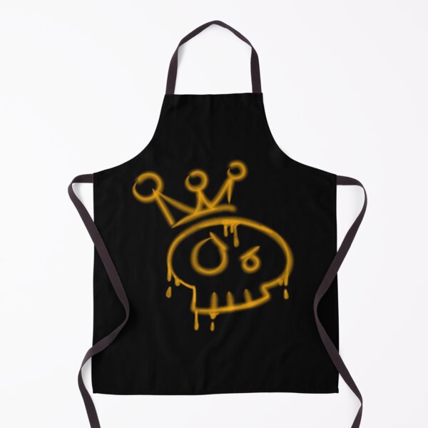 Item preview, Y2k graffiti skull with crown designed and sold by YaroshMaria.