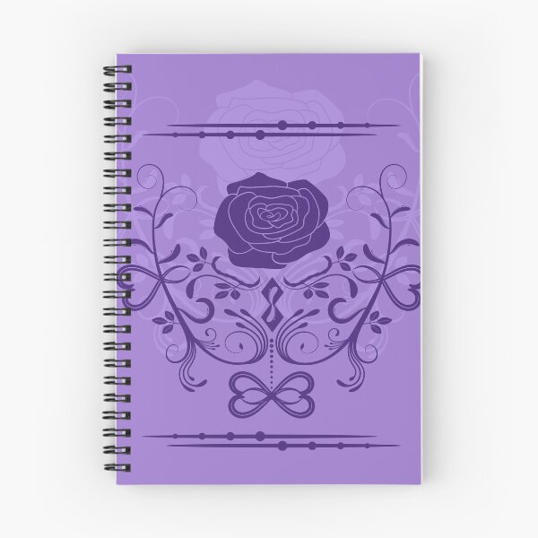 Item preview, Rose ornament, purple, lavender designed and sold by RedPoppyStudio.