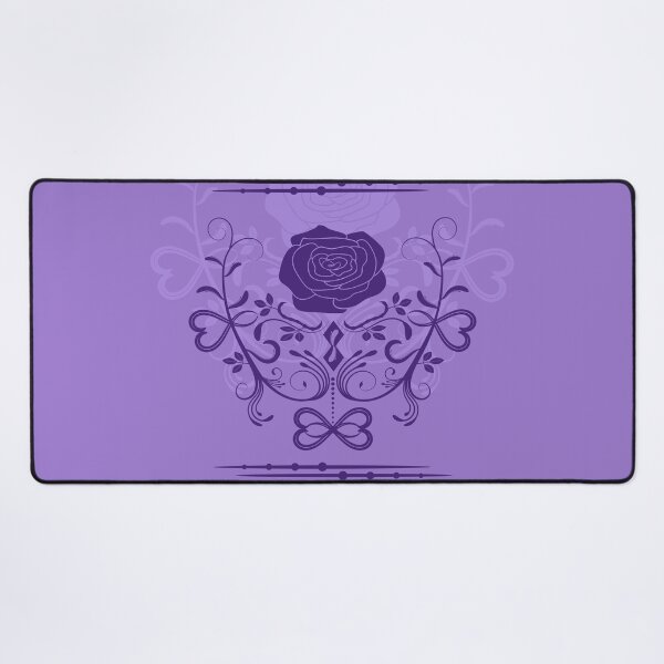 Item preview, Rose ornament, purple, lavender designed and sold by RedPoppyStudio.