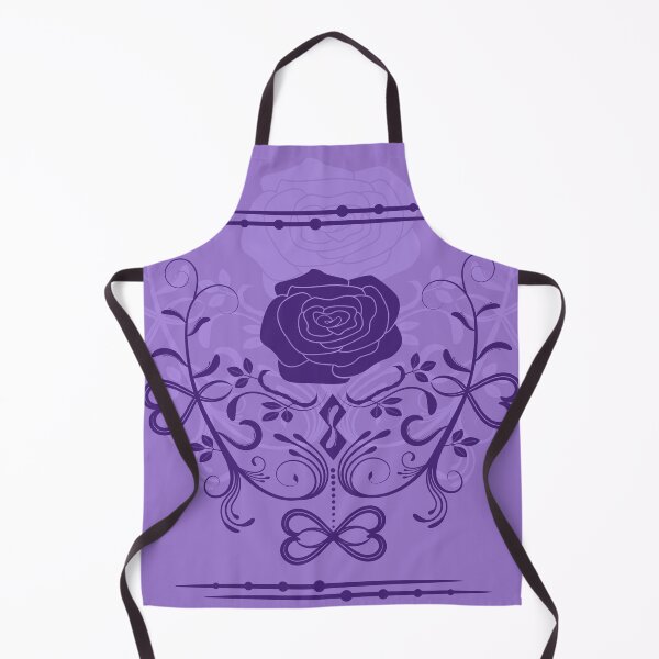 Item preview, Rose ornament, purple, lavender designed and sold by RedPoppyStudio.