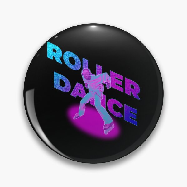 Item preview, Roller Dance Guy Neon Y2K Synthwave Skating designed and sold by ZJDesignsArt.