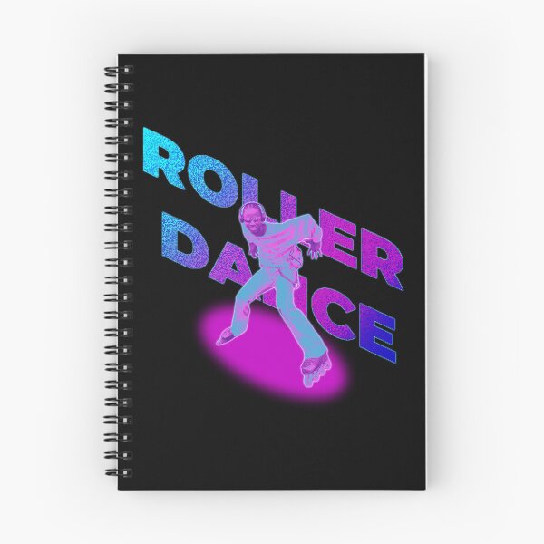 Item preview, Roller Dance Guy Neon Y2K Synthwave Skating designed and sold by ZJDesignsArt.