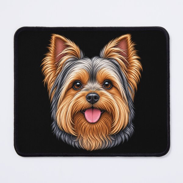 Item preview, Retrato de la cara de un adorable Yorkshire Terrier (Yorkie) designed and sold by getpressedshirt.