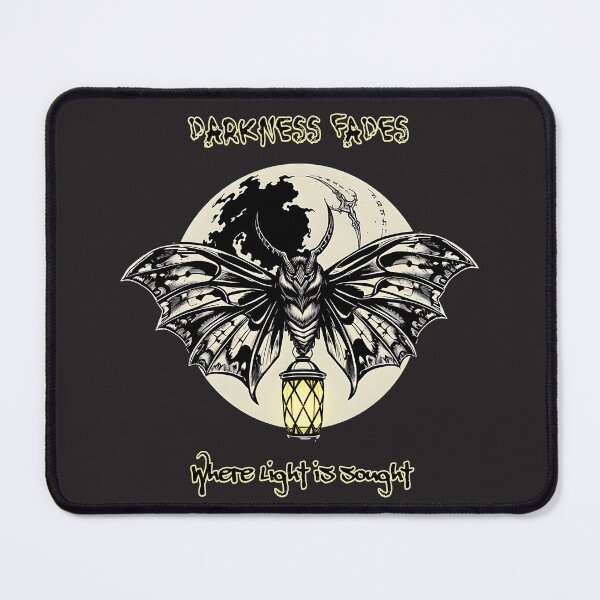 Item preview, Darkness Fades Where Light Is Sought – Moth With Lantern Mystical Design designed and sold by Sinister prints.