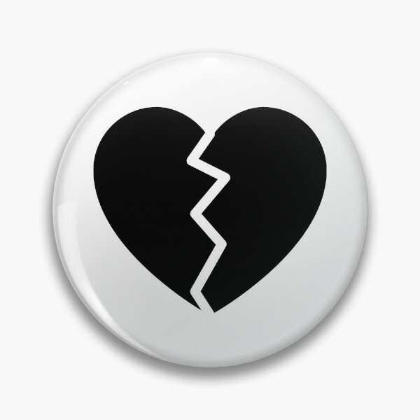 Item preview, Black Broken Heart Vector Graphic designed and sold by AyaanArtStudio.