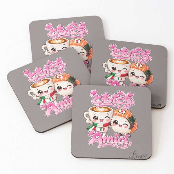 Item preview, Amici Tomodachi – Italy Japan Kawaii Friendship designed and sold by The Kawaii Forge.