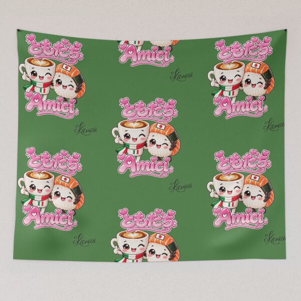 Item preview, Amici Tomodachi – Italy Japan Kawaii Friendship designed and sold by The Kawaii Forge.