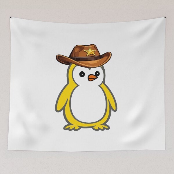 Item preview, Cowboy Sheriff Penguin - Funny Western Pippo designed and sold by Pippo-Penguin.