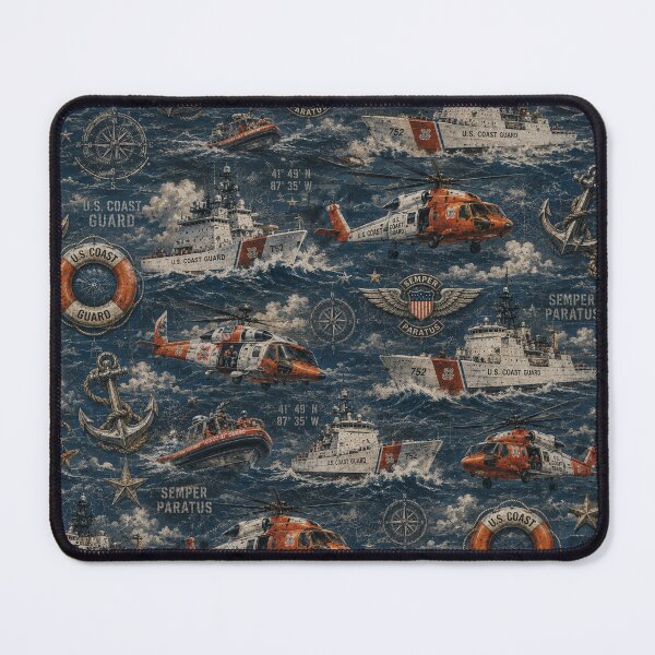 Item preview, Vintage Coast Guard Maritime Pattern designed and sold by Military Insignia Products.