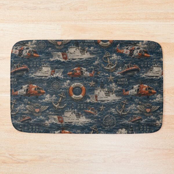 Item preview, Vintage Coast Guard Maritime Pattern designed and sold by Military Insignia Products.