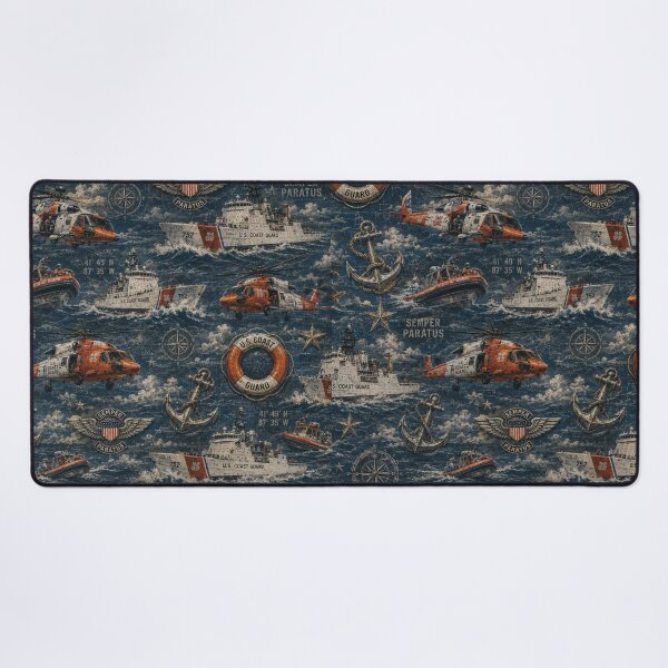 Item preview, Vintage Coast Guard Maritime Pattern designed and sold by Military Insignia Products.