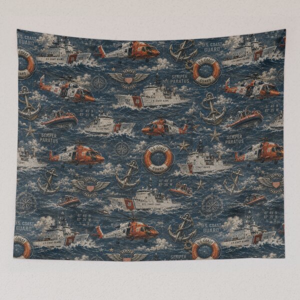 Item preview, Vintage Coast Guard Maritime Pattern designed and sold by Military Insignia Products.