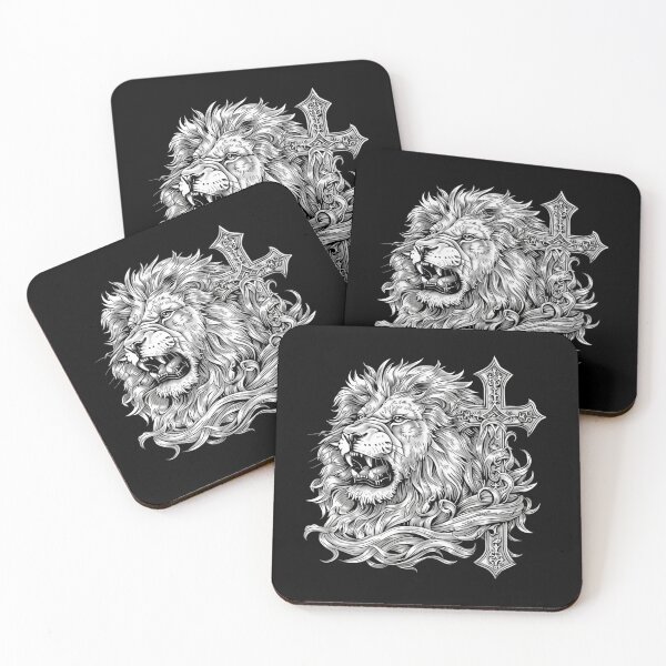 Item preview, Lion of Judah Cross Christian Faith designed and sold by moabeArtistic.