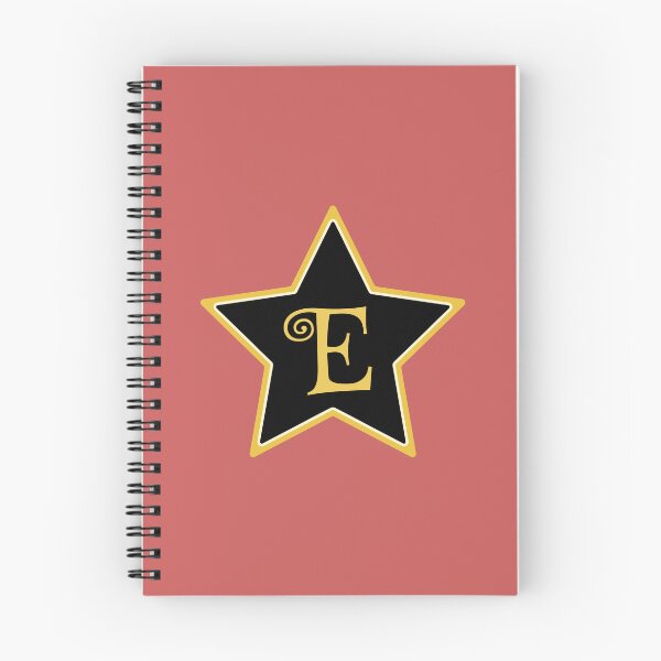 Item preview, Star Monogram E Gold Black designed and sold by Jeallan Designs.