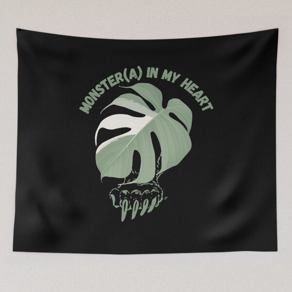 Item preview, Monster(a) in my heart - gifts for plant lovers designed and sold by ewicraft.