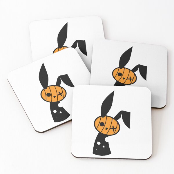 Item preview, Spooky Pumpkin Bunny Figure designed and sold by NagaBT-Draws.