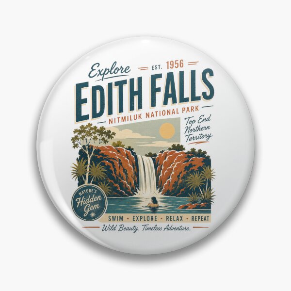 Item preview, Edith Falls Est 1956 - Nitmiluk National Park Top End Northern Territory designed and sold by Yellowriversss.