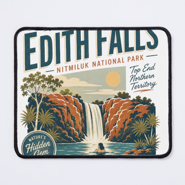 Item preview, Edith Falls Est 1956 - Nitmiluk National Park Top End Northern Territory designed and sold by Yellowriversss.