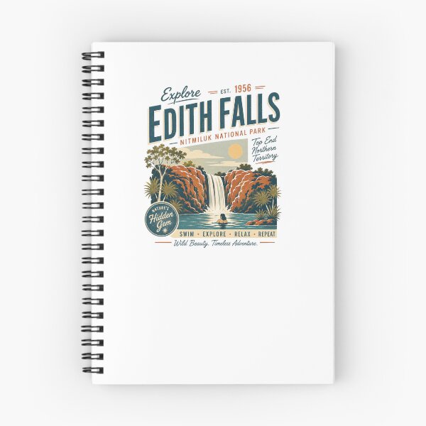 Item preview, Edith Falls Est 1956 - Nitmiluk National Park Top End Northern Territory designed and sold by Yellowriversss.