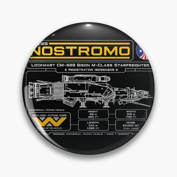 Item preview, Nostromo schematic, Weyland Yutani designed and sold by obstinator.