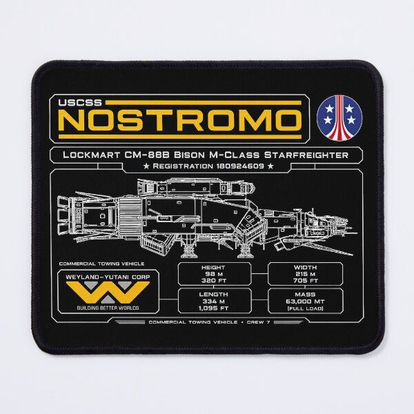 Item preview, Nostromo schematic, Weyland Yutani designed and sold by obstinator.
