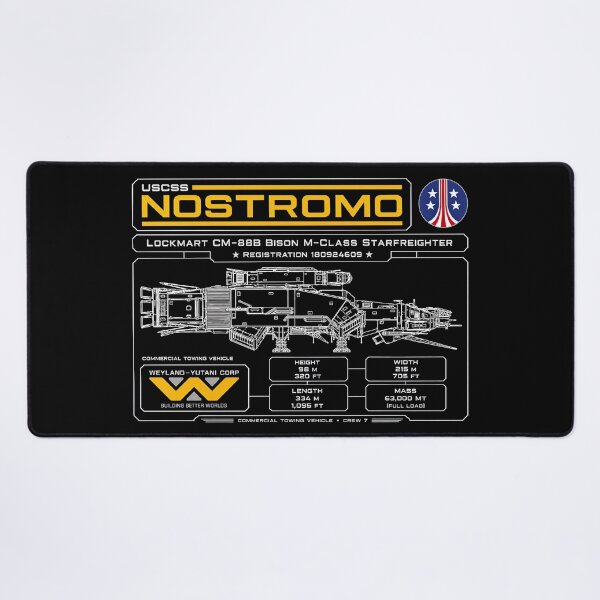 Item preview, Nostromo schematic, Weyland Yutani designed and sold by obstinator.
