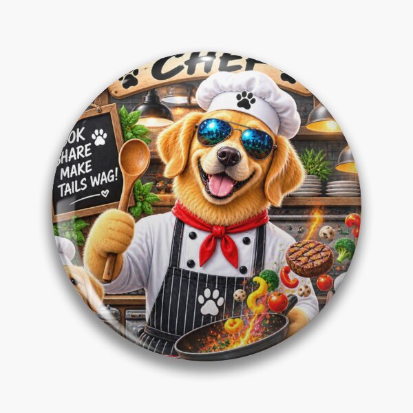Item preview, Paw-Fessional Chef Dog – Funny Cooking Dog Gift for Food Lovers designed and sold by TeeVibeHaus.
