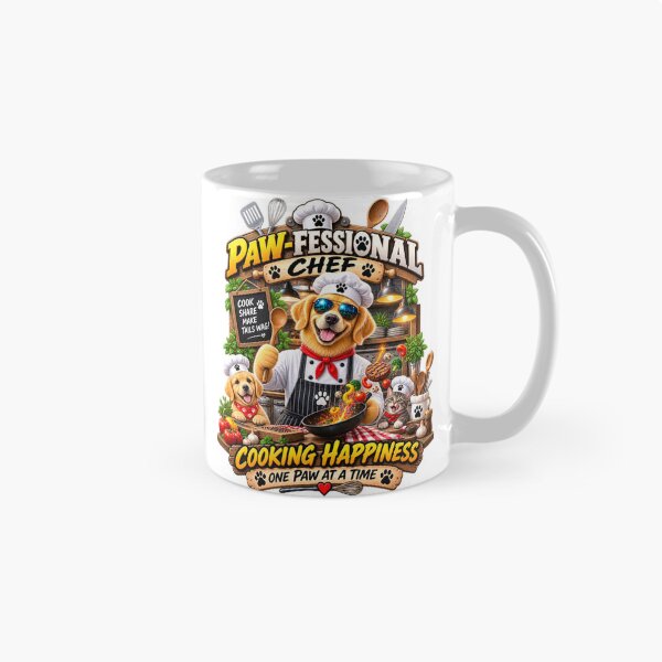 Item preview, Paw-Fessional Chef Dog – Funny Cooking Dog Gift for Food Lovers designed and sold by TeeVibeHaus.