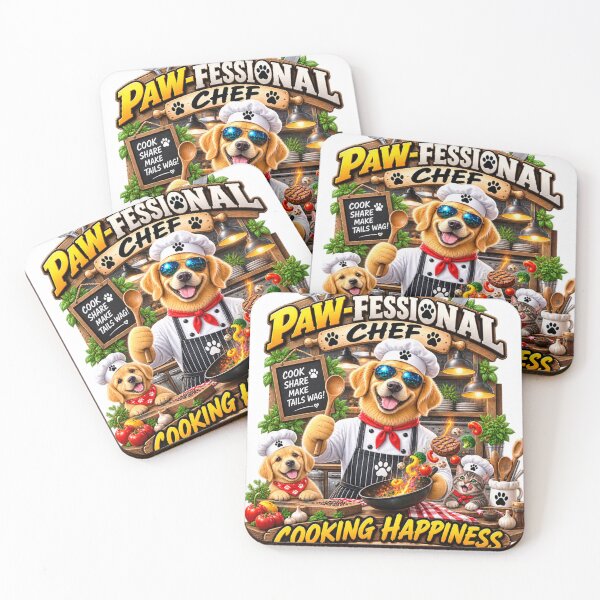 Item preview, Paw-Fessional Chef Dog – Funny Cooking Dog Gift for Food Lovers designed and sold by TeeVibeHaus.
