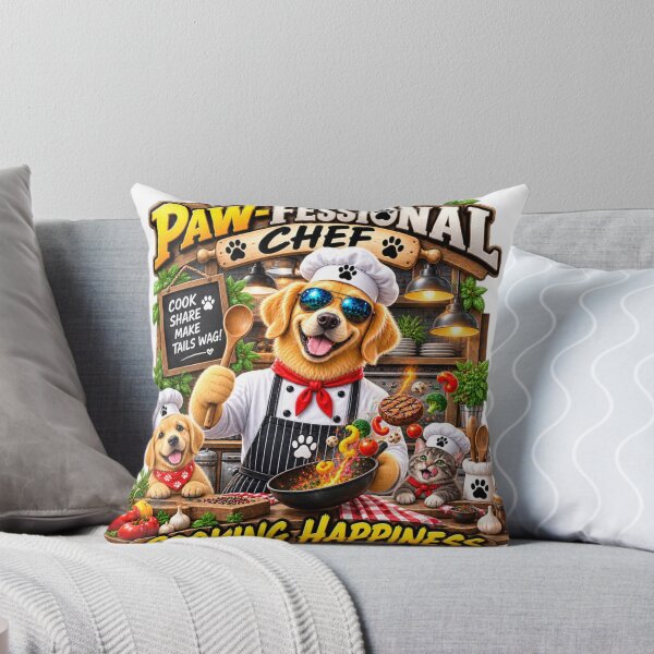 Item preview, Paw-Fessional Chef Dog – Funny Cooking Dog Gift for Food Lovers designed and sold by TeeVibeHaus.